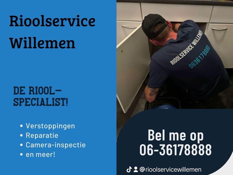Rioolservice Willemen visitekaartje