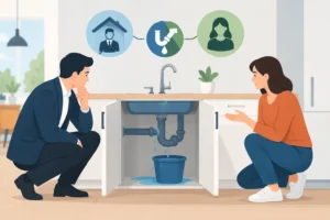 Wie betaalt afvoerproblemen in een huurwoning?