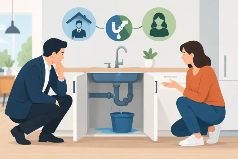 Wie betaalt afvoerproblemen in een huurwoning?