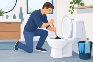 WC-ontstopping veilig zelf aanpakken: zo doet u dat