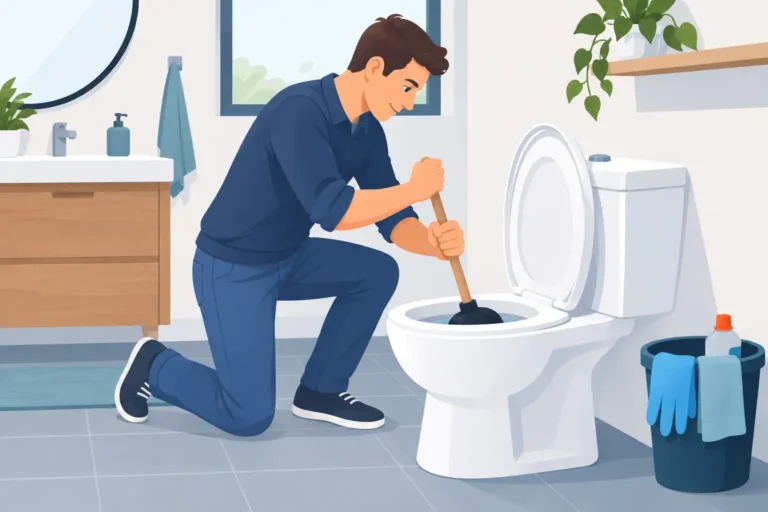 WC-ontstopping veilig zelf aanpakken: zo doet u dat