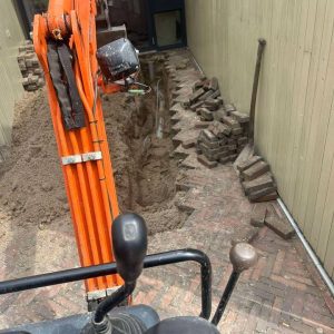Graven riolering aanleggen
